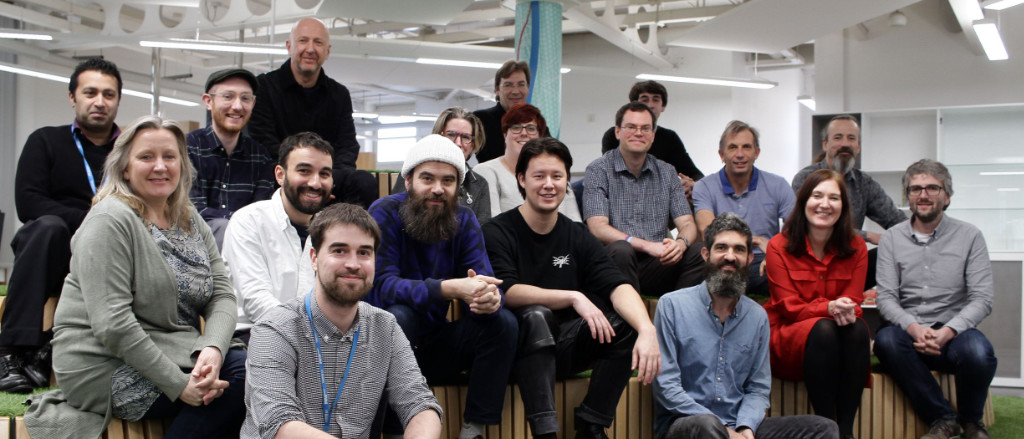 group photo of COPIM project team members circa January 2020